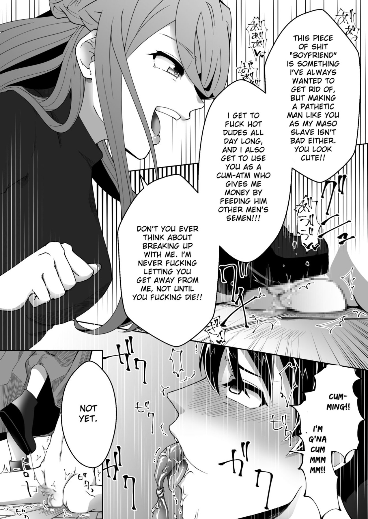 Hentai Manga Comic-I Became Her Masochistic Boyfriend-Read-16